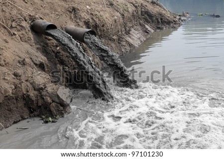 [[stock_photo]]: Urban Water Pollution Background