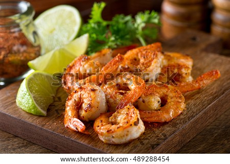 Foto stock: Shrimps