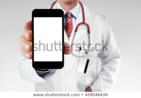 Stockfoto: Doctor Showing Information
