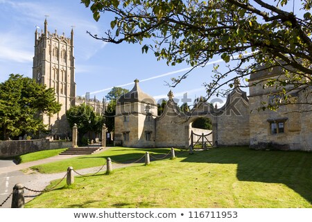 Stockfoto: Church And Graveyard In Chipping Campden