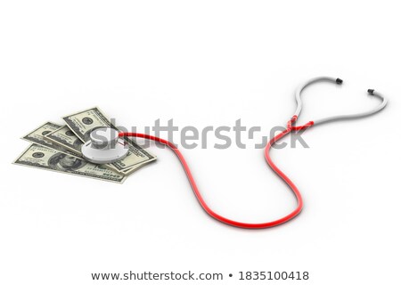 ストックフォト: Financial Concept - Stethoscope Testing Dollar