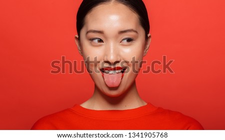 ストックフォト: Playful Tongue