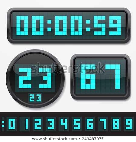 ストックフォト: Stylish Days Countdown Timer Design