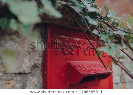 Foto stock: Red Postbox