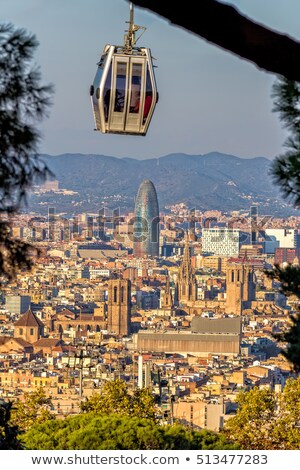 Bracelona Landscape Of Spain In Sunset Light [[stock_photo]] © Digoarpi