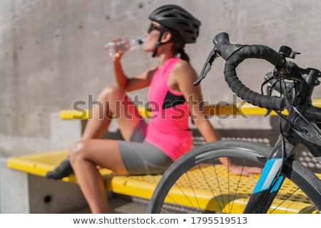 Stok fotoğraf: Taking Rest From Cycling