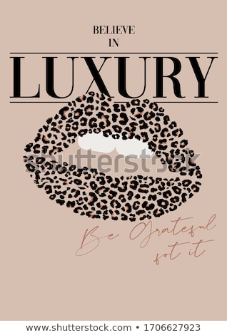 Stock photo: Lipstick Kiss Print Background