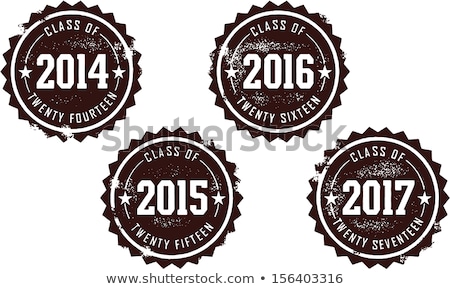 Stockfoto: Class Of 2014 Stamp