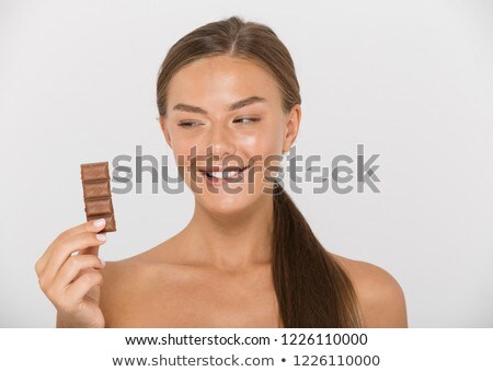 [[stock_photo]]: Portrait Of A Tempting Young Topless Woman