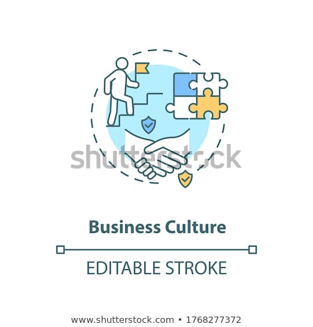 Foto stock: Workplace Culture Abstract Concept Vector Illustrations