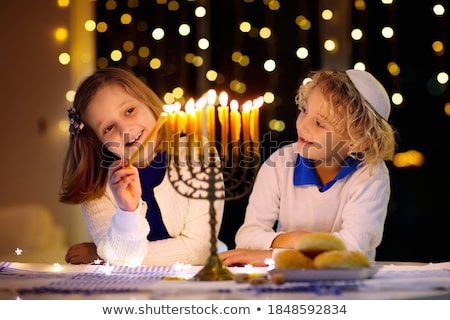 Zdjęcia stock: Jewish Faith - A Menorah