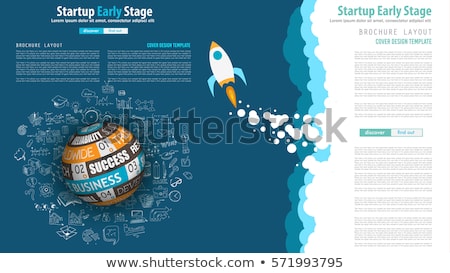 Stock photo: Startup Landing Webpage Or Corporate Design Covers