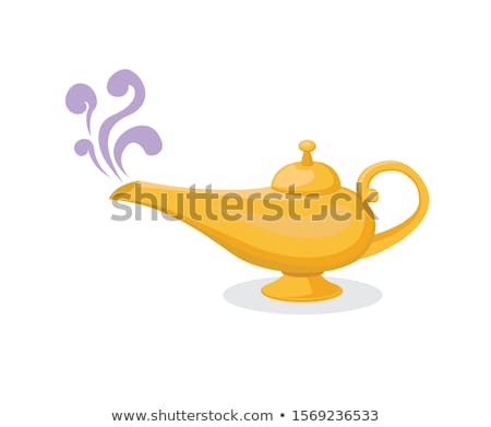 Zdjęcia stock: Make A Wish In The Magic Lamp