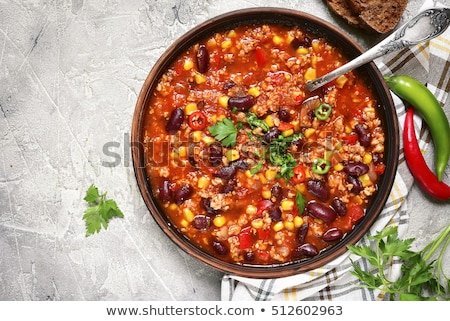 Foto d'archivio: Traditional Mexican Dish Chili Con Carne