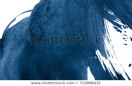 Stok fotoğraf: Abstract Blue Watercolor Stain Texture Background Design