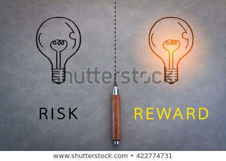 Foto d'archivio: Risk Versus Reward Gamble