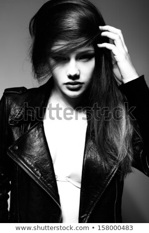 Zdjęcia stock: Beauty Woman Portrait Of Teen Girl Beautiful Cheerful Enjoying W