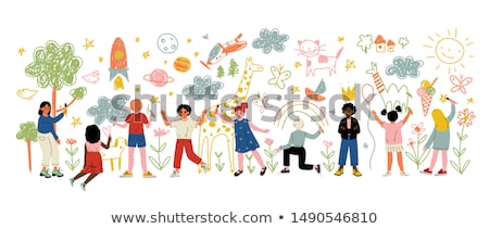 Stock photo: Childhood Imagination