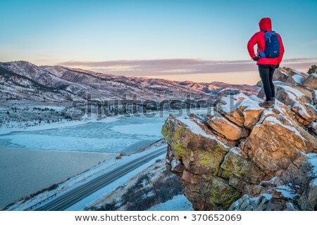 Stock fotó: Moutain Lake At Colorado Foothills