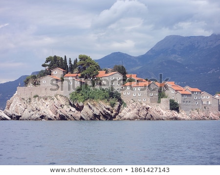 Stok fotoğraf: St Stephan Island In Montenegro