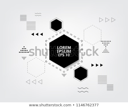 Stock photo: Abstract Hexagon Shape Background Symbol