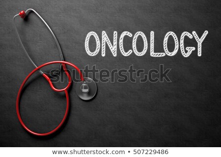 Stockfoto: Chalkboard With Oncology 3d Illustration