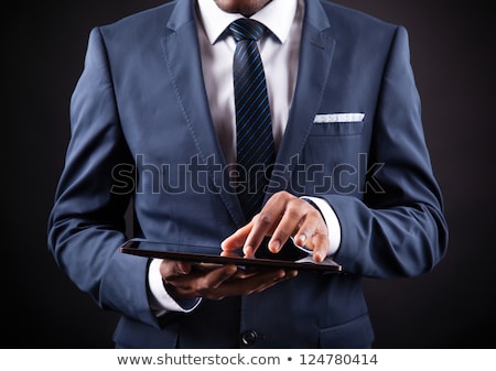 Foto stock: African Businessman With Tablet Computer