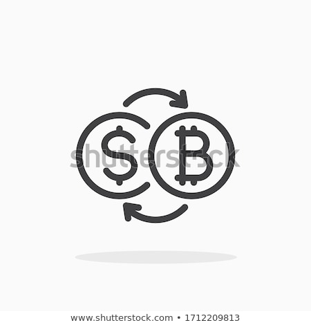 Сток-фото: Bitcoin Transaction Icon