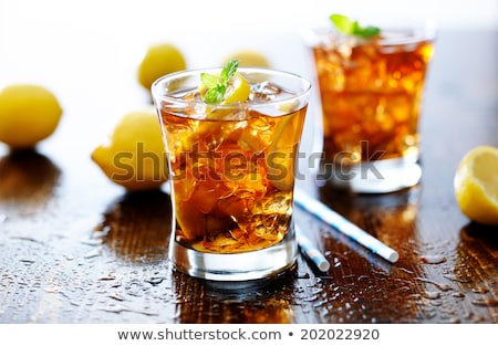 Stok fotoğraf: Citrus In Wide Glass With Ice
