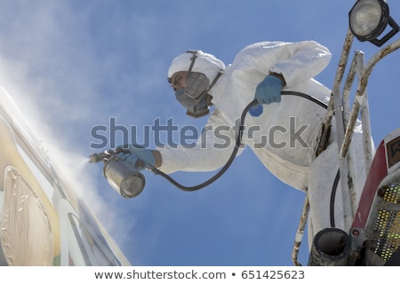 Stock photo: Painted Rafters