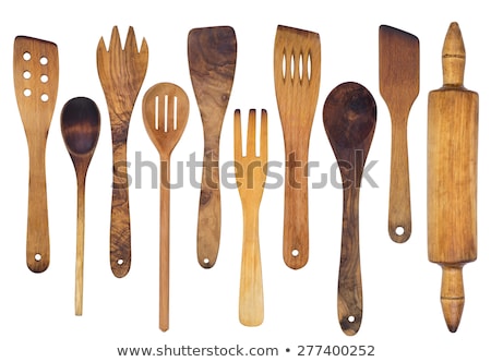 Foto d'archivio: Wooden Kitchen Utensil