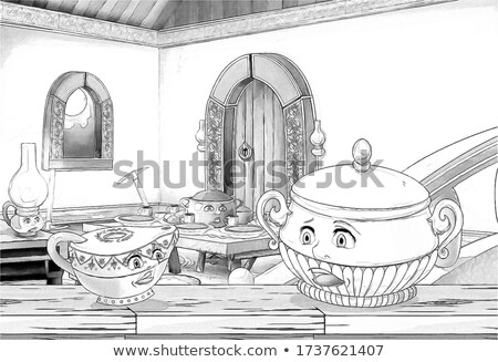 Foto stock: Cartoon Fairy Tale Talking