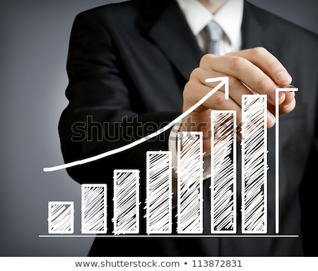 Stockfoto: A Graph Which Shows The Economic Growth