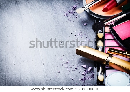Foto stock: Professional Makeup Brushes And Tools Make Up Products Set