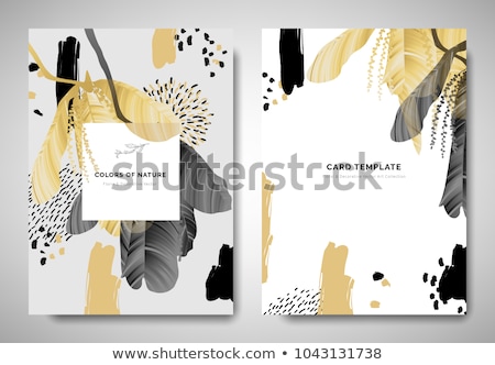 Stock photo: Gray Flower Abstract Background Or Texture