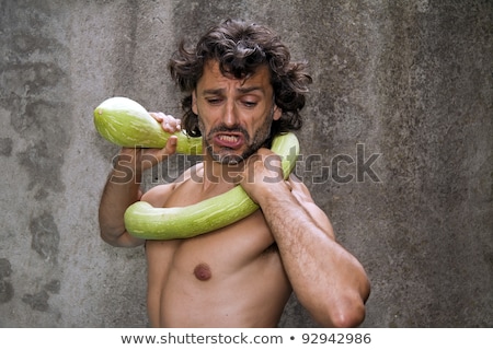 Foto stock: Big Zucchini Squash