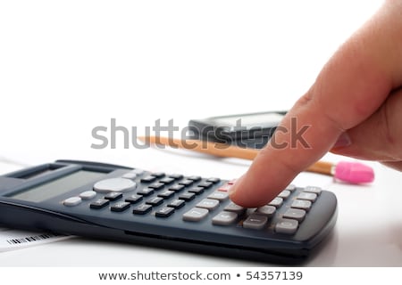 Stock photo: Adding Up Figures