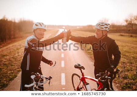 Сток-фото: Cyclist Couple