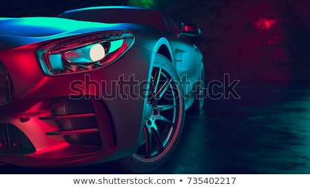 Foto stock: Luxury Car In The Studio