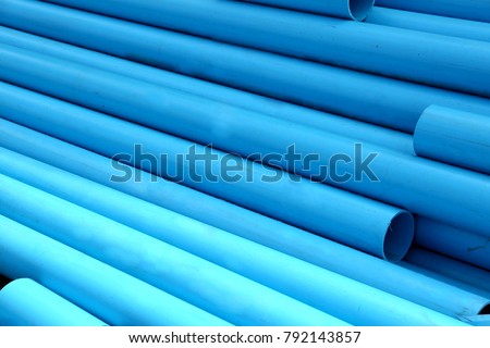 Foto stock: Blue Water Pipes