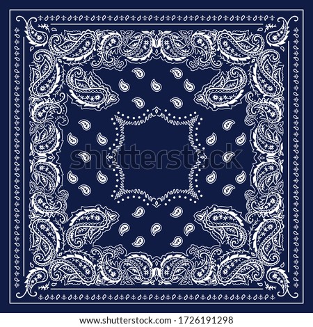 Stock photo: Paisley Bandana Print