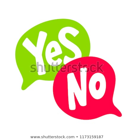 Stockfoto: Vote Yes Or No