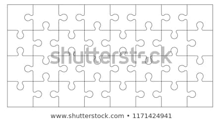 Stock photo: Pieces Of Puzzle
