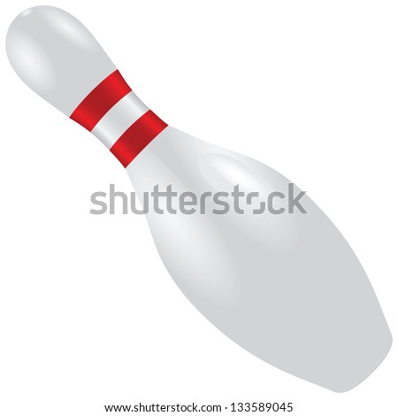 Stock fotó: Two Bowling Pins