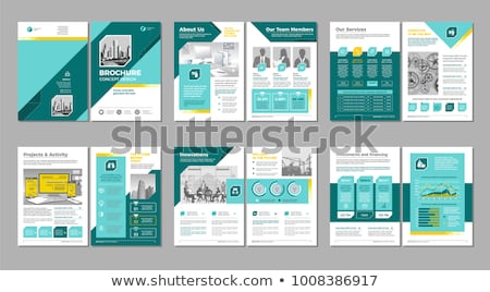 Stok fotoğraf: Brochure Template Design