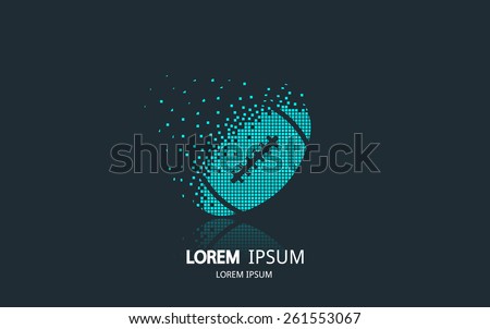 Stockfoto: Vector Abstract Rugby Ball