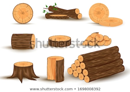 Stockfoto: Fire Wood Beam