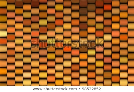 ストックフォト: Abstract 3d Render Multiple Orange Cylinder Backdrop Pattern