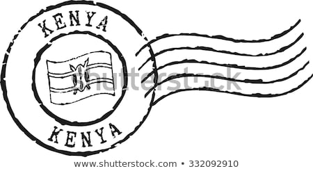 Stockfoto: Post Stamp From Kenya