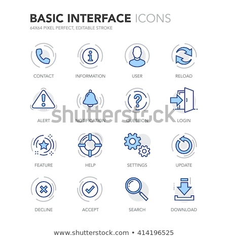 Stock foto: Info Blue Vector Icon Design
